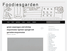 Tablet Screenshot of foodiesgarden.net